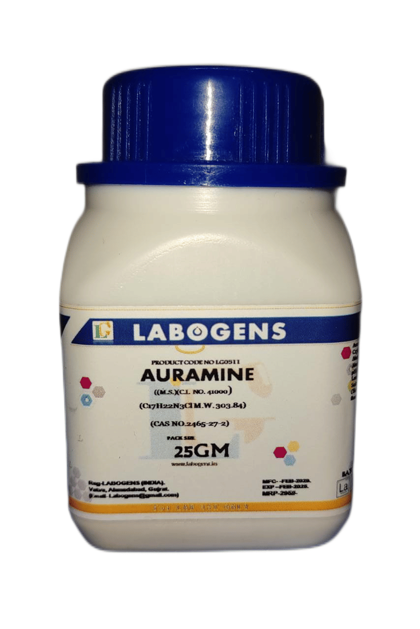     			AURAMINE (M.S.)(C.I. NO. 41000) 25GM
