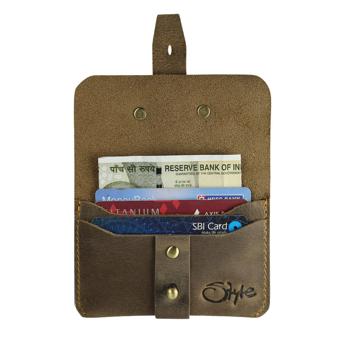     			Style 98 Leather Brown Fashion Regular Wallet