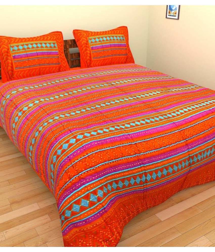     			Uniqchoice Cotton Double Bedsheet ( Assorted )