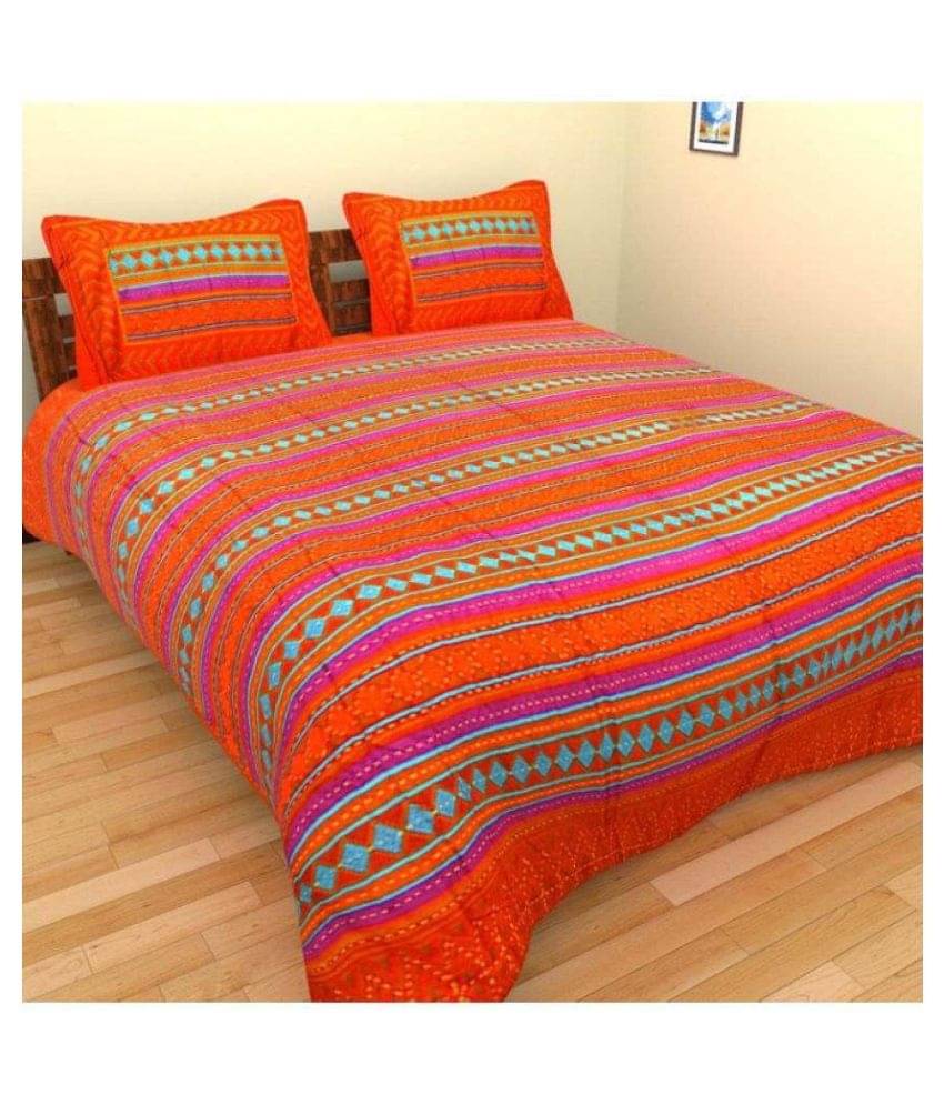    			Uniqchoice Cotton Double Bedsheet ( Assorted )