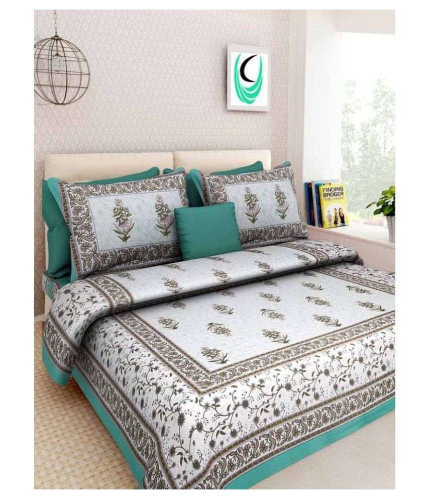     			Uniqchoice Cotton Double Bedsheet ( Assorted )