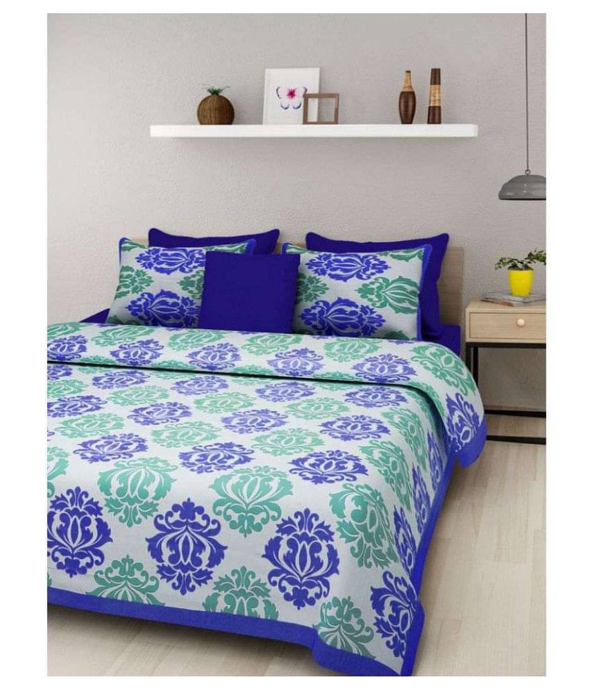     			Uniqchoice Cotton Double Bedsheet ( Assorted )