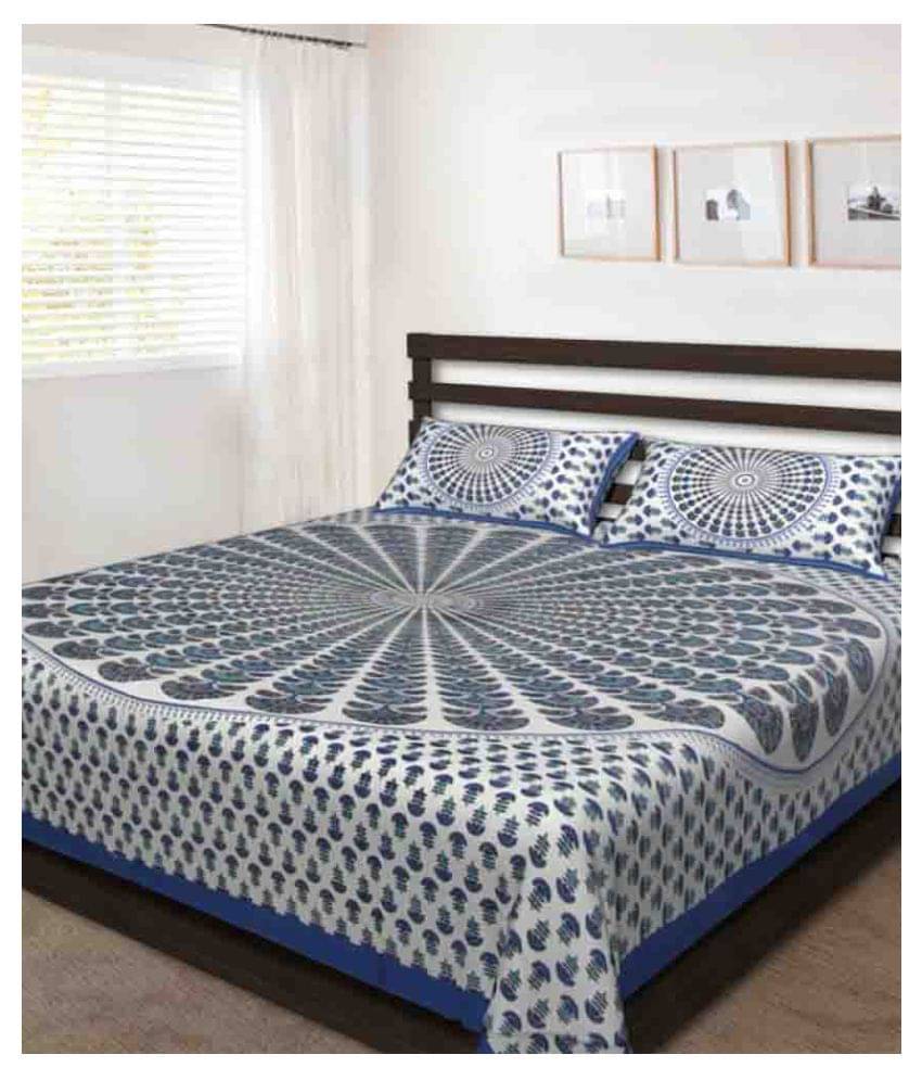     			Uniqchoice Cotton Double Bedsheet ( Assorted )