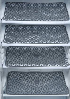 CreadCraft Set of 4 PVC Gray Fridge Mats CreadCraft Set of 4 PVC Gray Fridge Mats