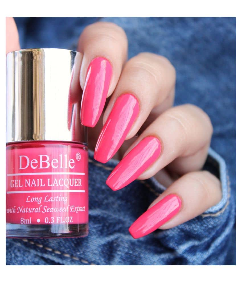 DeBelle Fuchsia Glossy Nail Polish 8 ( Pack of 1 )