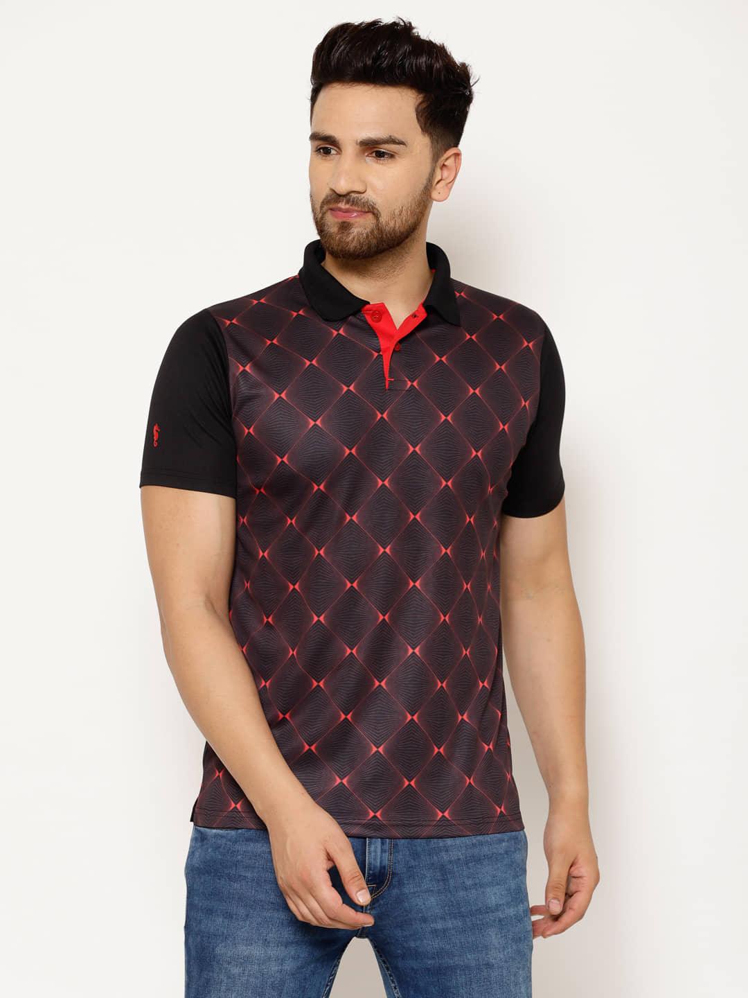 EPPE - Black Polyester Regular Fit Men's Sports Polo T-Shirt ( Pack of 1 )
