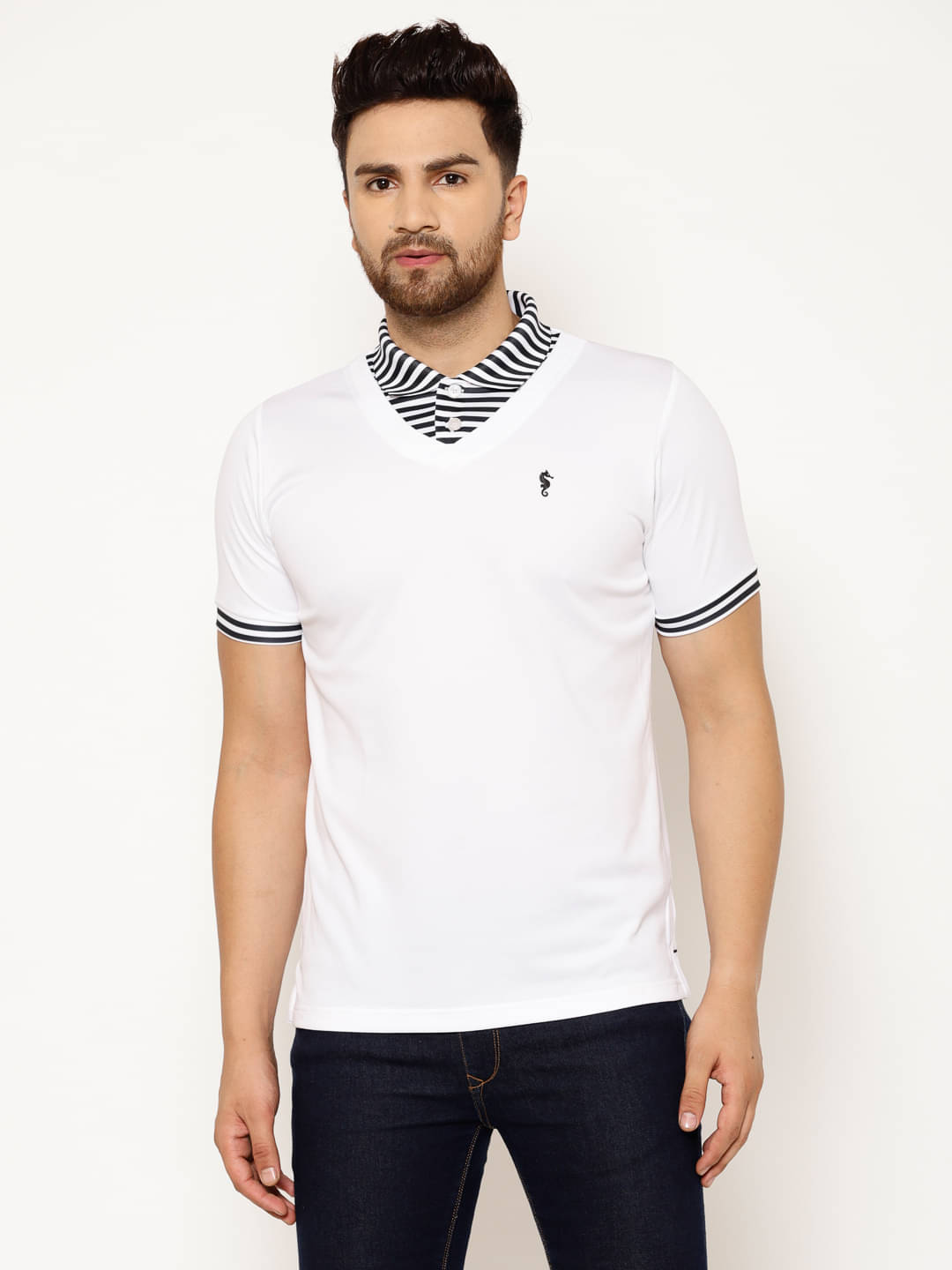     			EPPE - White Polyester Regular Fit Men's Sports Polo T-Shirt ( Pack of 1 )