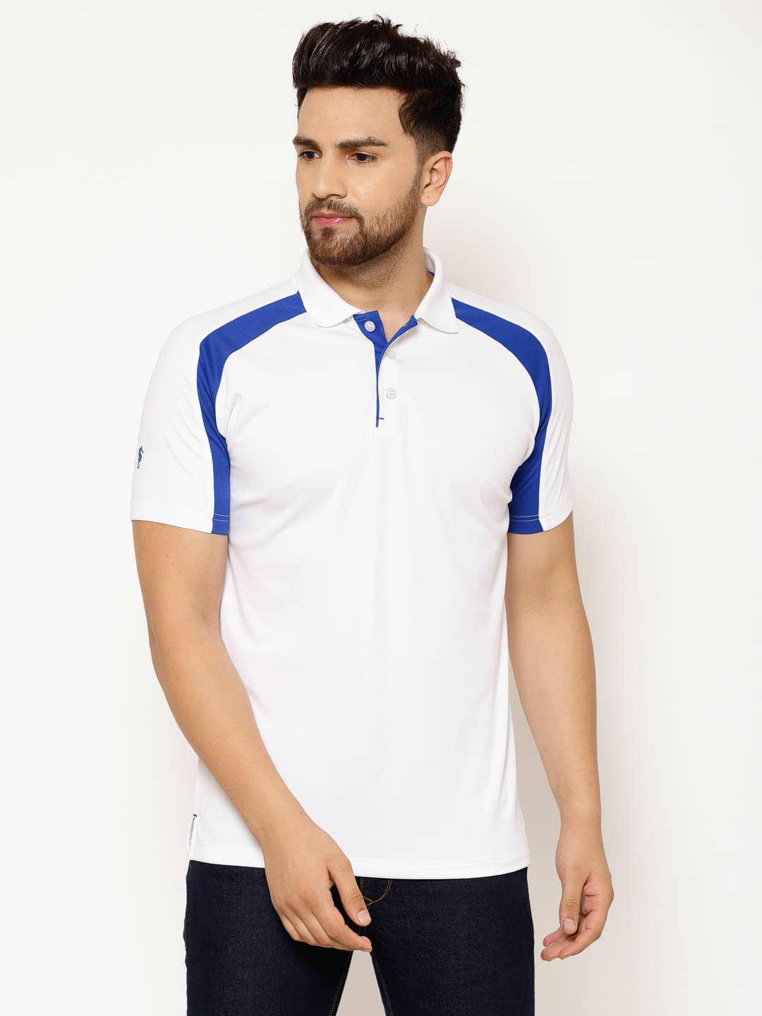 EPPE - White Polyester Regular Fit Men's Sports Polo T-Shirt ( Pack of 1 ) EPPE - White Polyester Regular Fit Men's Sports Polo T-Shirt ( Pack of 1 )