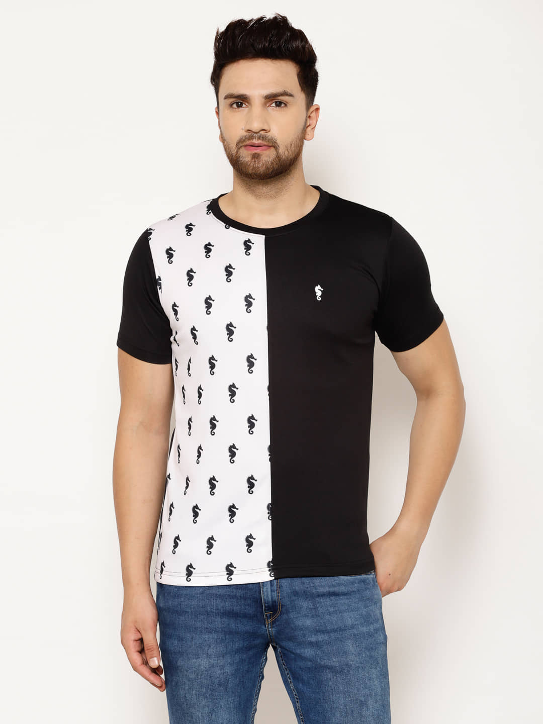 EPPE - Multicolor Polyester Regular Fit Men's Sports T-Shirt ( Pack of 1 )