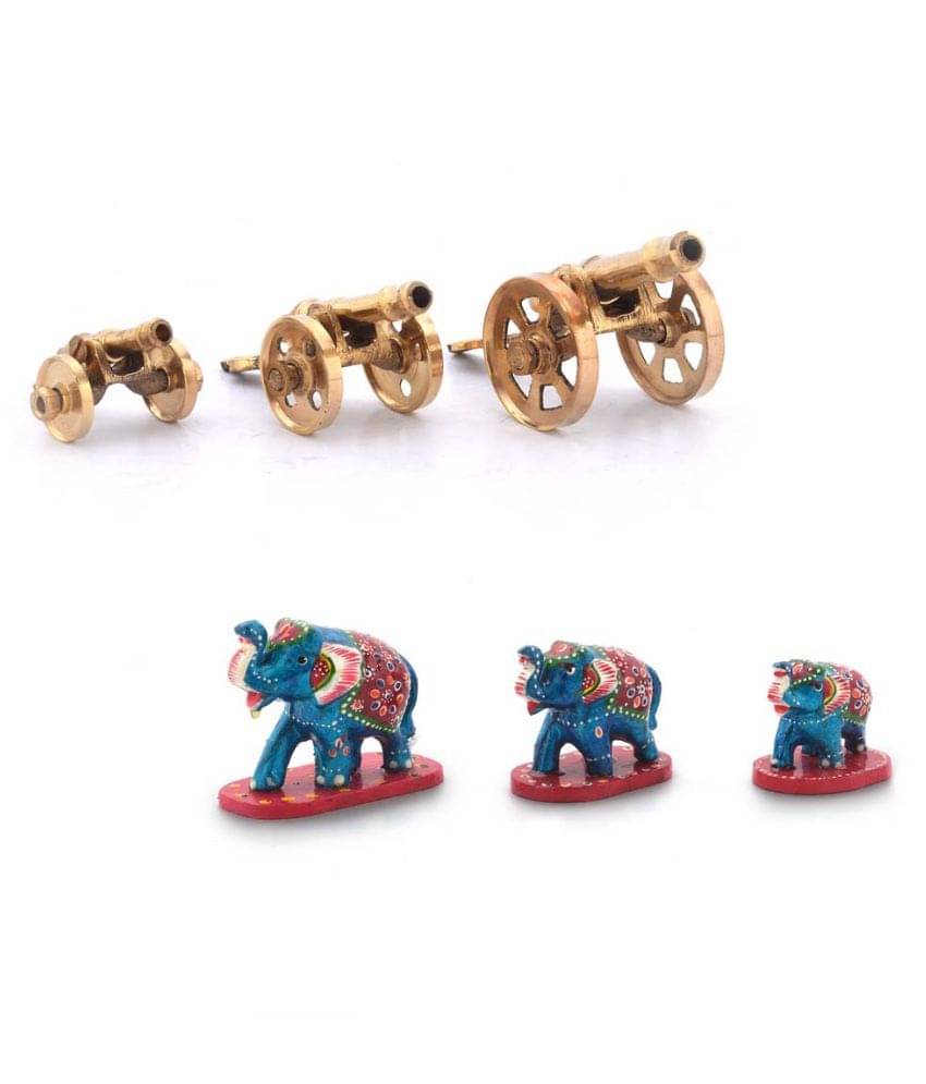 Craft N Creation Multicolour Brass Handicraft Showpiece - Pack of 1 Craft N Creation Multicolour Brass Handicraft Showpiece - Pack of 1