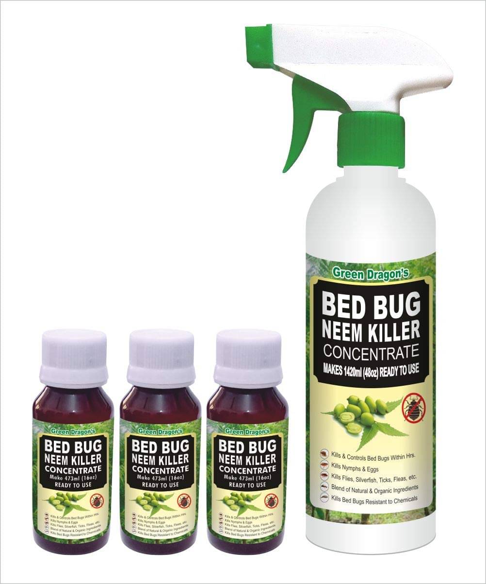 Green Dragon Neem Killer Concentrate Bed Bug Spray Makes 1420ml Ready to Use Green Dragon Neem Killer Concentrate Bed Bug Spray Makes 1420ml Ready to Use