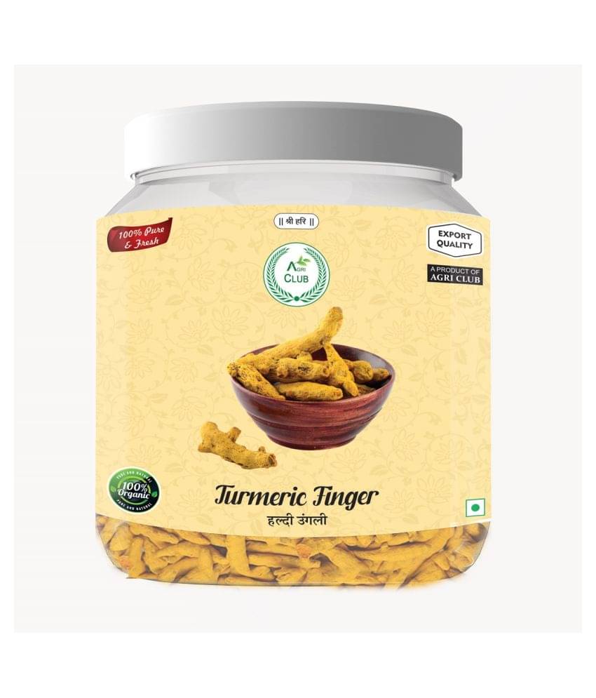    			AGRICLUB Turmeric Finger / Sabut Haldi 500 gm