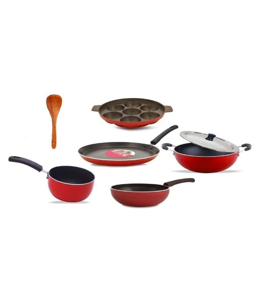    			Navrang 7 Piece Cookware Set