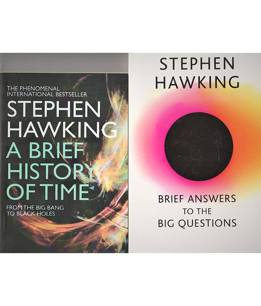 A BRIEF HISTORY OF TIME BY STEPHEN HAWKING FROM BIG BAN TO BLACK HOLES. AND BRIEF ANSWER TO THE BIG QUESTIONS BY STEPHIN HAWAKING. THE FINAL BOOK FROM STEPHIN HAWAKING. TWO BOOKS SET. - Stationery | Buy online on ZillyBuy