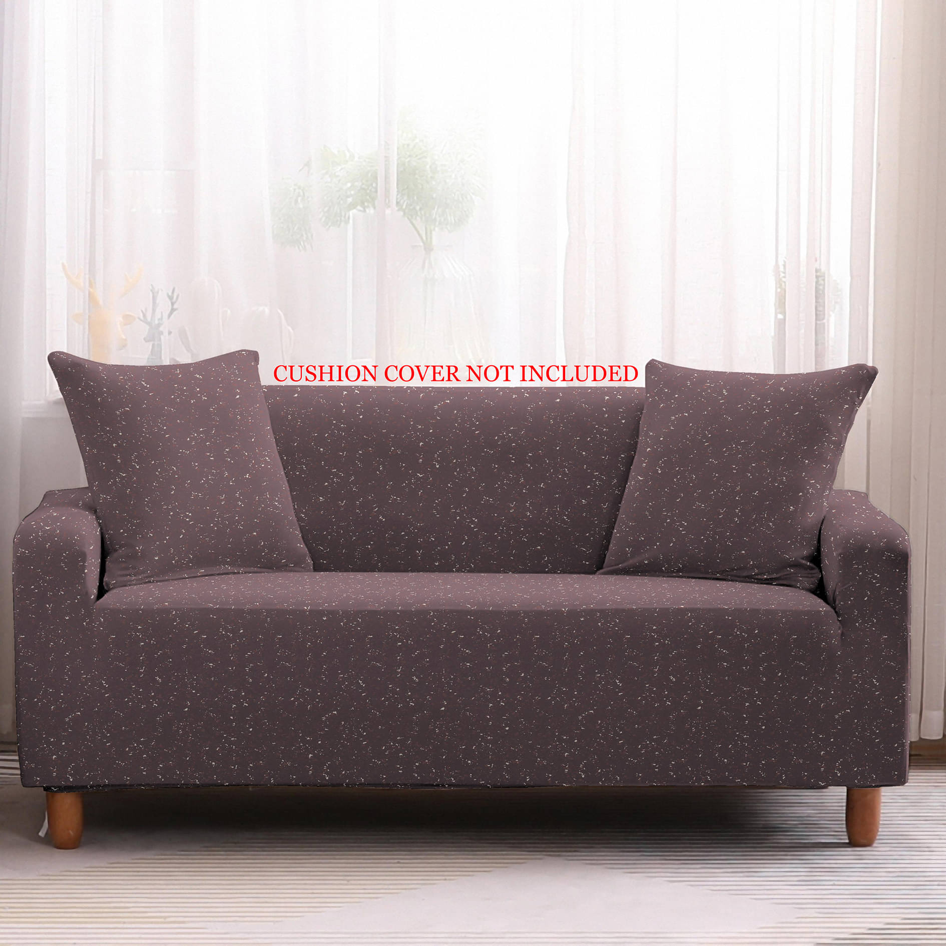 House Of Quirk 1 Seater Polyester Single Sofa Cover Set     			House Of Quirk 1 Seater Polyester Single Sofa Cover Set