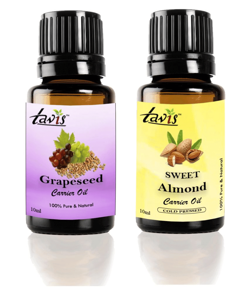 Tavis Grapeseed Oil, Sweet Almond Carrier Oil 20 mL     			Tavis Grapeseed Oil, Sweet Almond Carrier Oil 20 mL