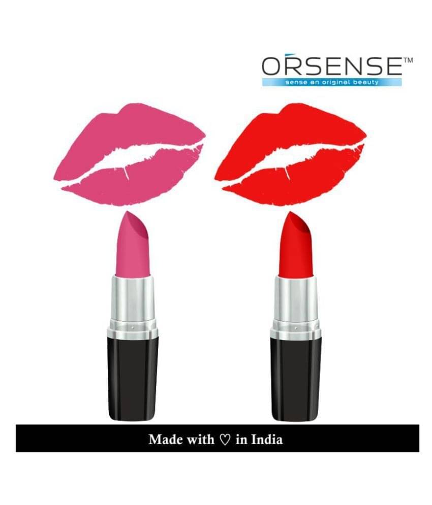    			orsense Creme Lipstick Multi Pack of 2 7 g