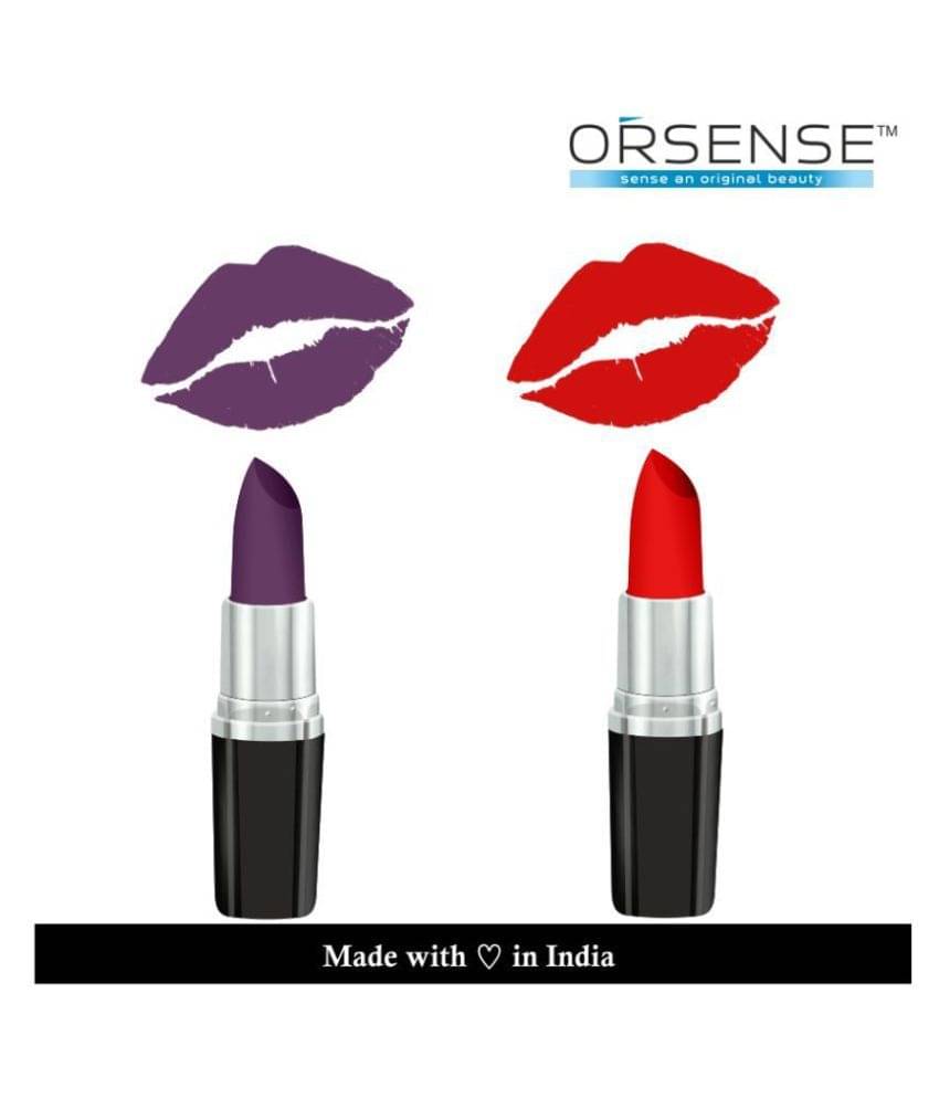     			orsense Creme Lipstick Multi Pack of 2 7 g
