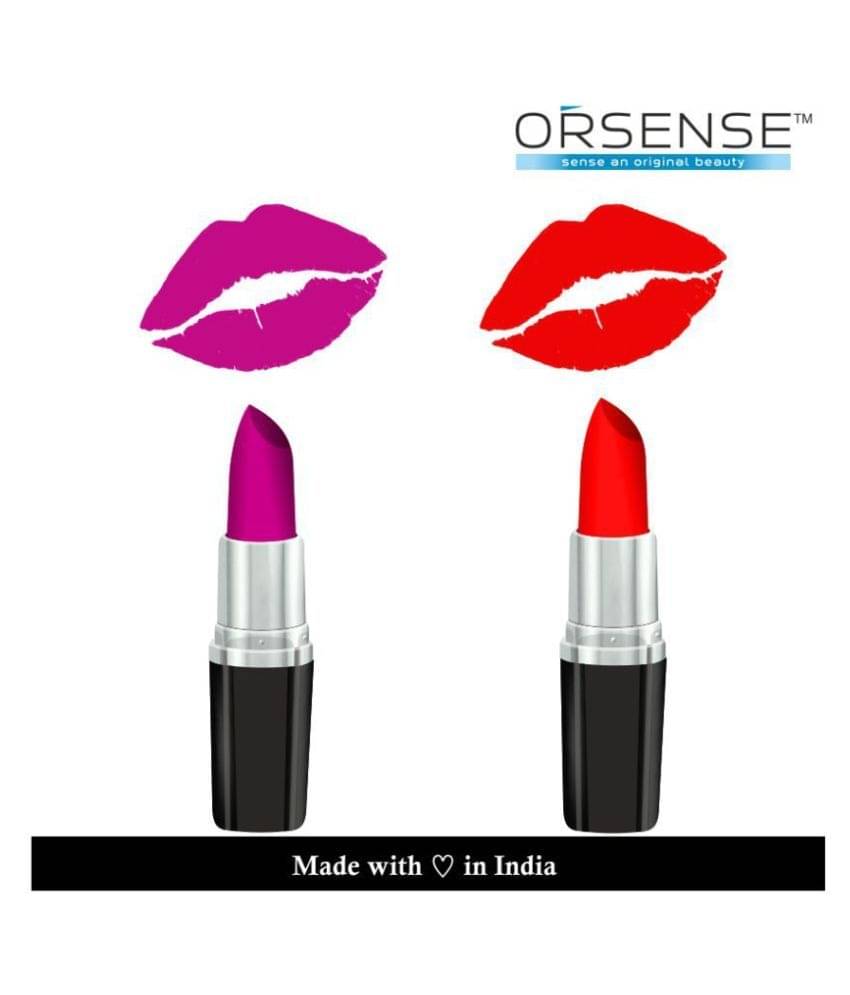     			orsense Creme Lipstick Multi Pack of 2 7 g