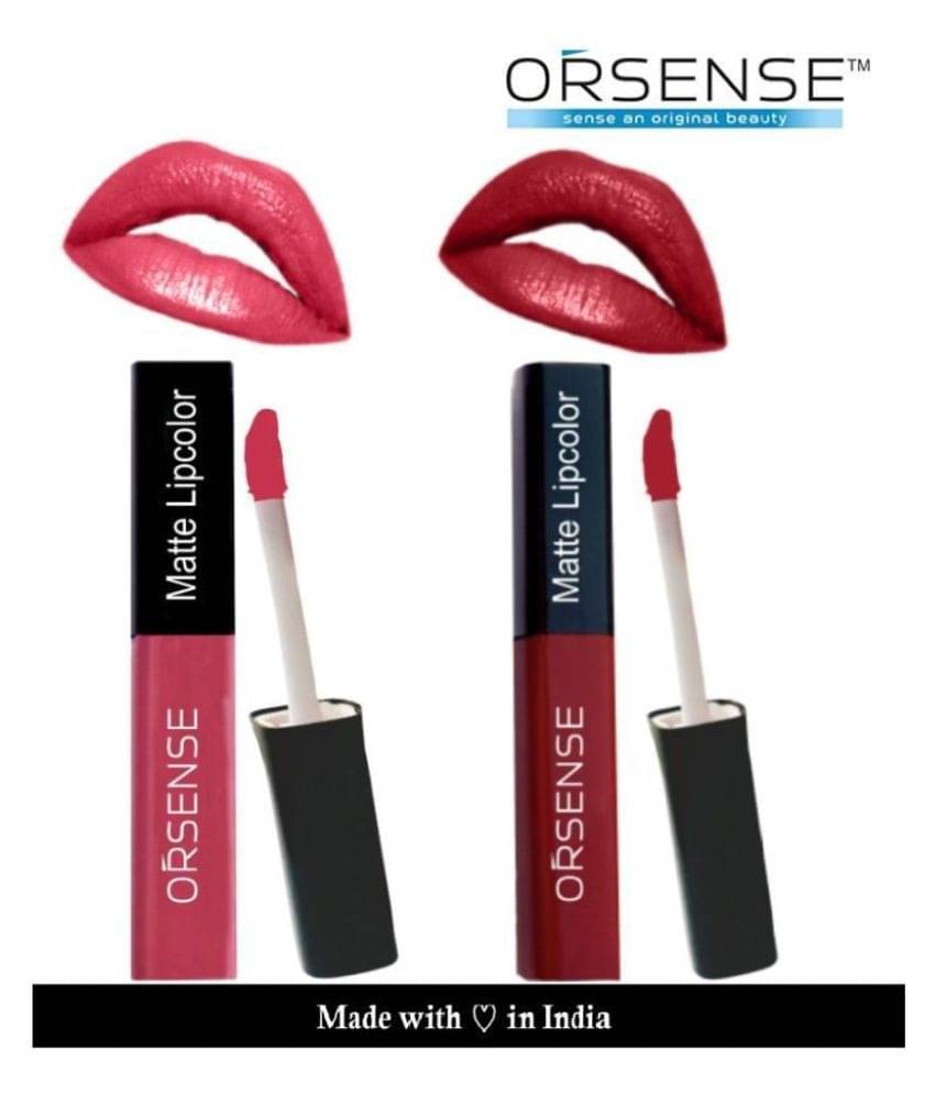     			orsense Liquid Lipstick Ruby Red Pack of 2 10 g