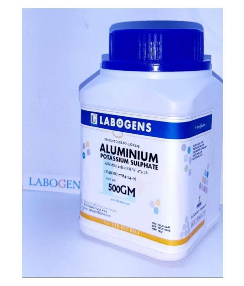 ALUMINIUM POTASSIUM SULPHATE 500GM - Stationery | Buy online on ZillyBuy