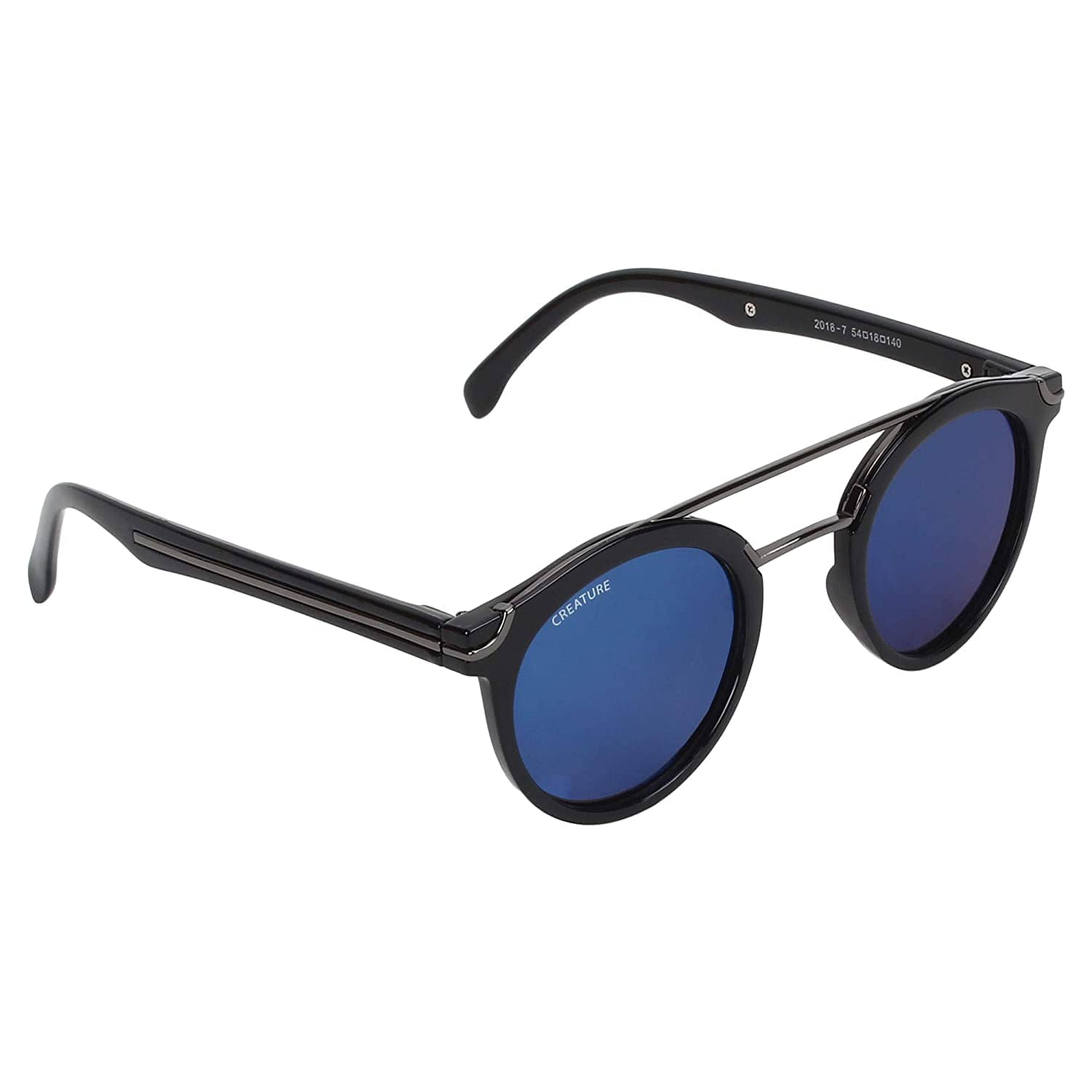 Creature - Black Round Sunglasses ( Pack of 1 ) - Sunglasses | Buy online on ZillyBuy