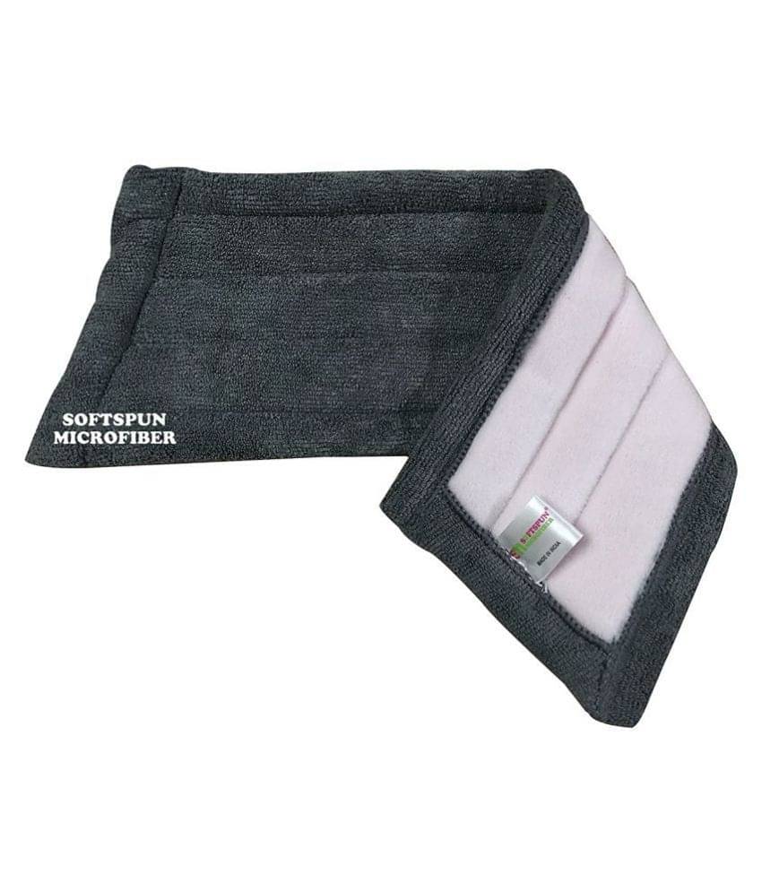     			Softspun Microfiber Wet & Dry Cleaning Mop Fastener Refill - Grey - 18Inch