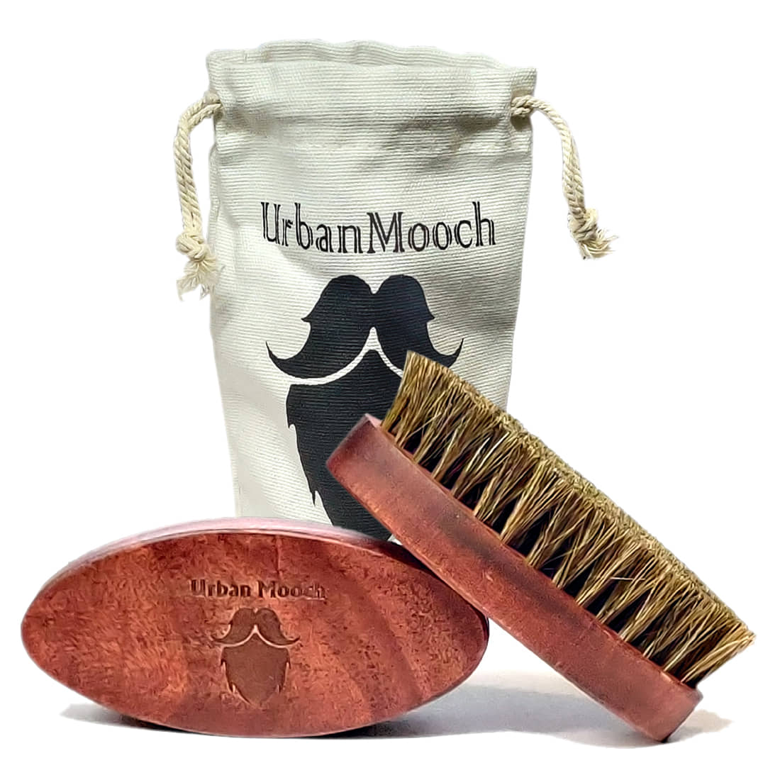 UrbanMooch Beard Brush 100% Boar Bristle Pocket brush