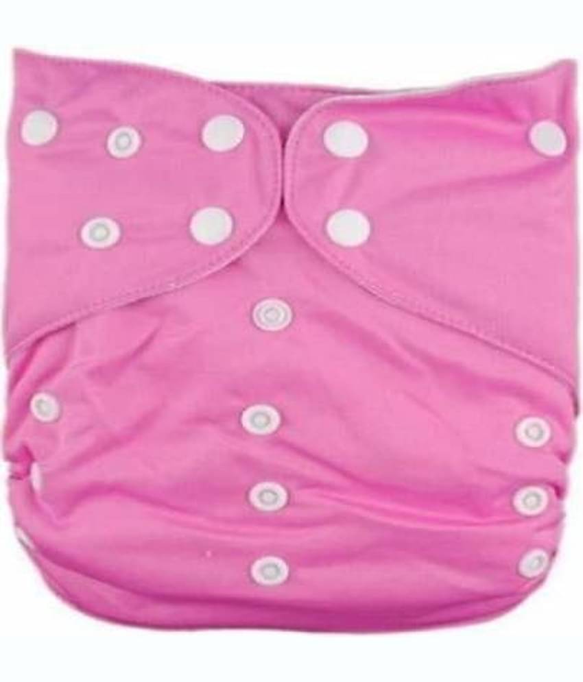 CHILD CHIC Reusable Baby Infant Cotton Cloth Washable Diaper Nappies(2 DIAPERS WITH 2 FIVE LAYER MICROFIBER INSERTS)