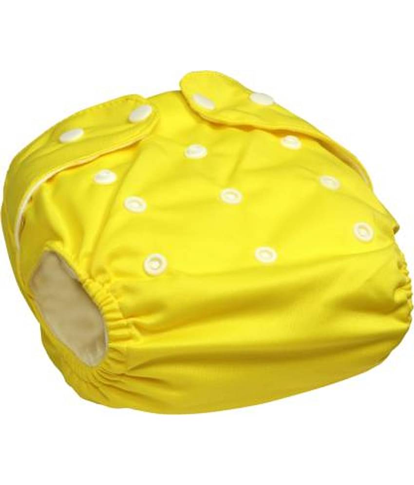 CHILD CHIC Reusable Baby Infant Cotton Cloth Washable Diaper Nappies(2 DIAPERS WITH 2 FIVE LAYER MICROFIBER INSERTS)