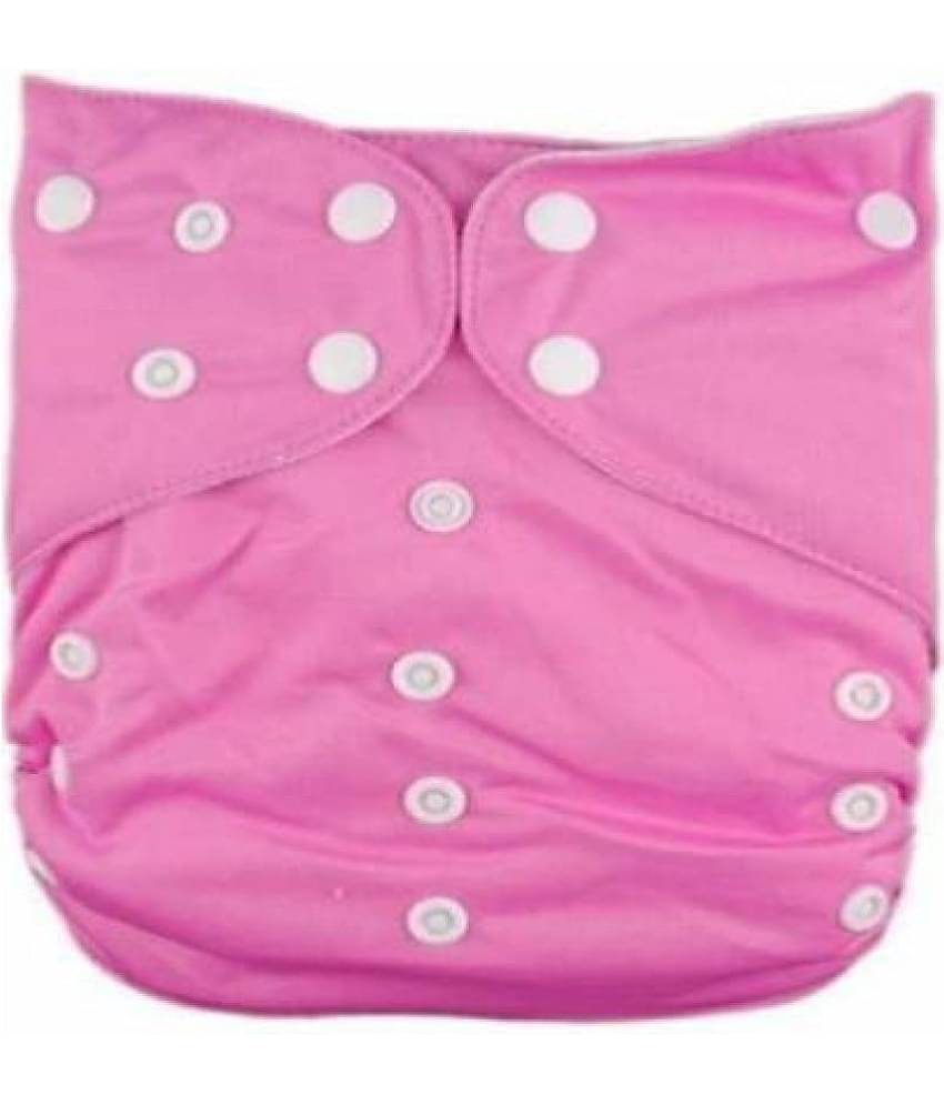 CHILD CHIC Reusable Baby Infant Cotton Cloth Washable Diaper Nappies(2 DIAPERS WITH 2 FIVE LAYER MICROFIBER INSERTS)