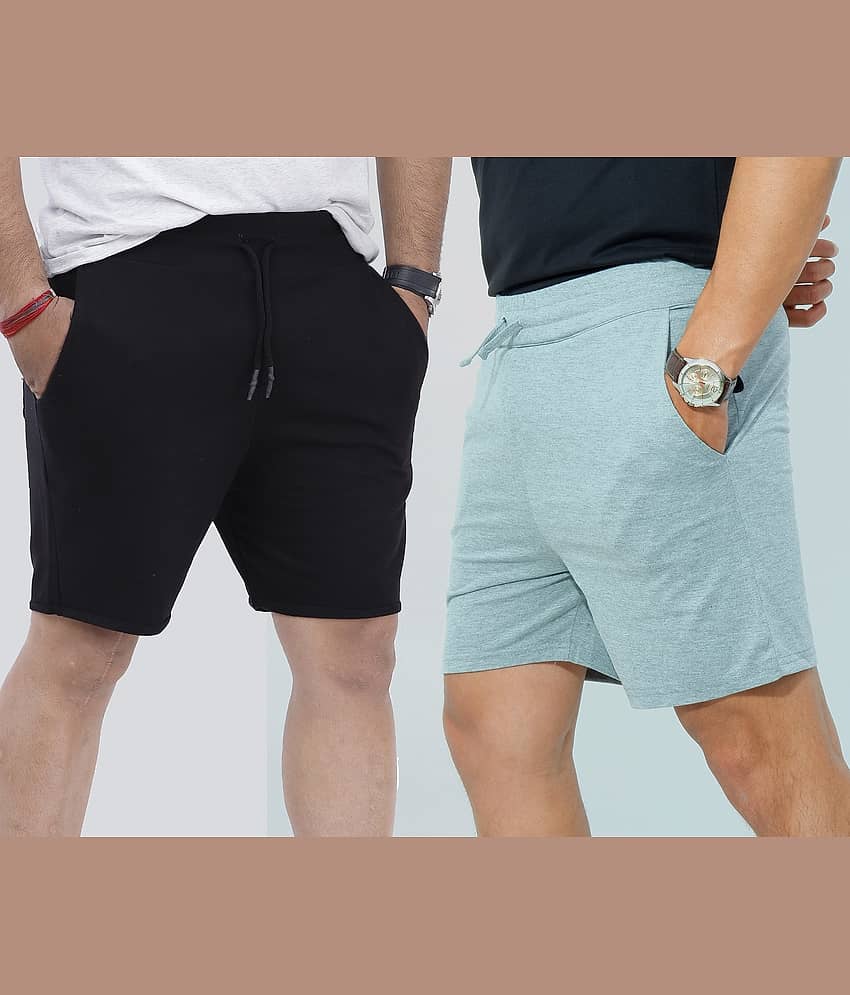 Scrott Merchandise Multi Shorts PACK OF 2 - Shorts | Buy online on ZillyBuy