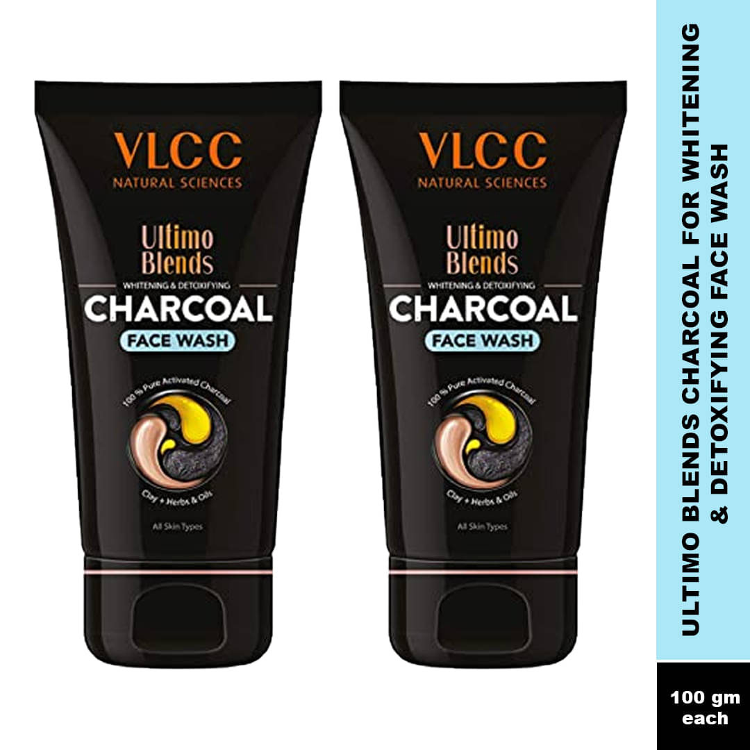     			Vlcc Ultimo Blends Charcoal Face Wash 100Ml & Charcoal Peel Off Mask 100G(Pack Of 2)