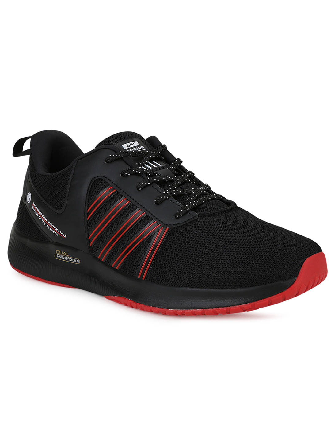     			Campus ROC PRO Black  Men's Sports Running Shoes