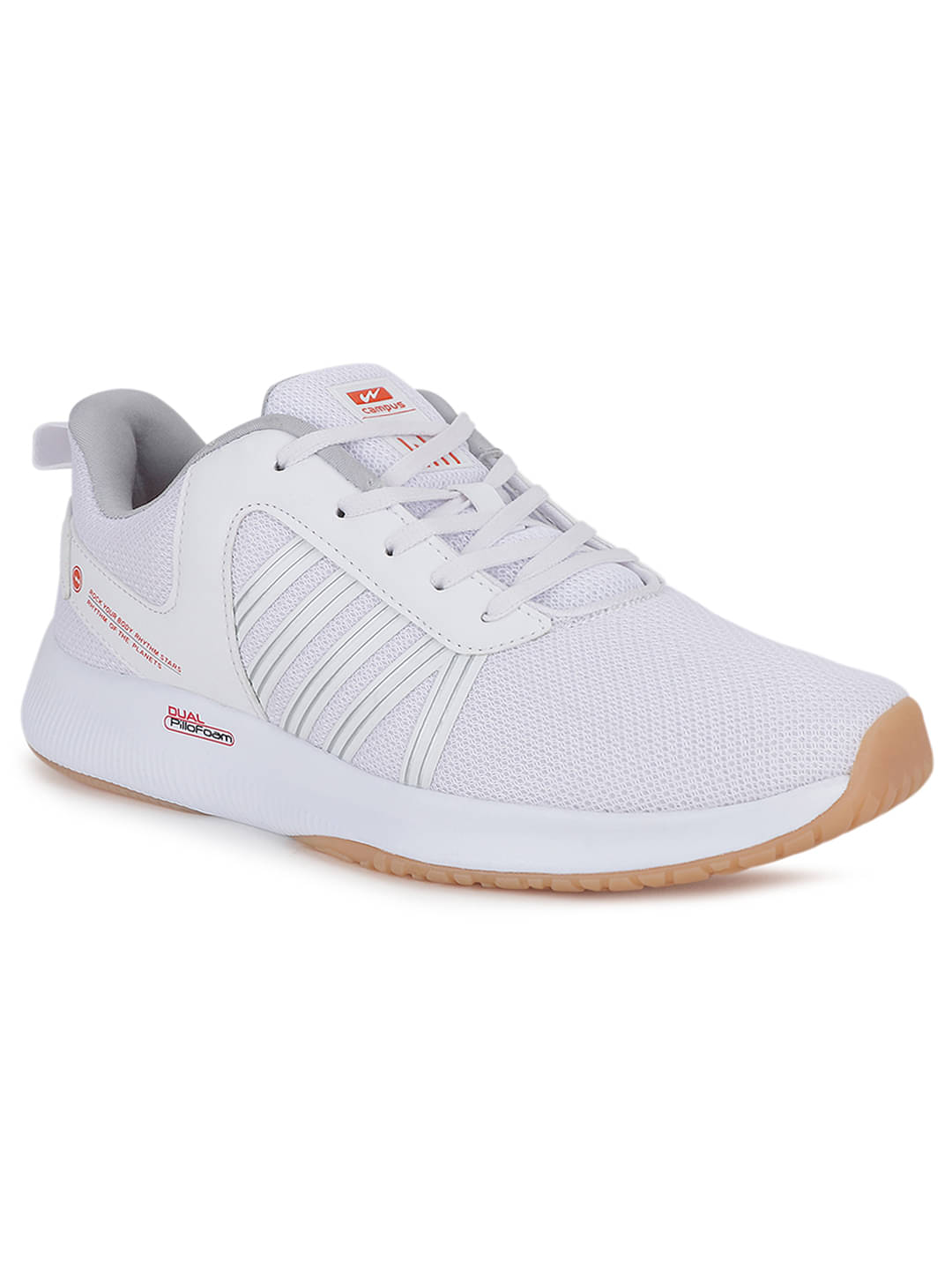     			Campus ROC PRO White  Men's Sports Running Shoes