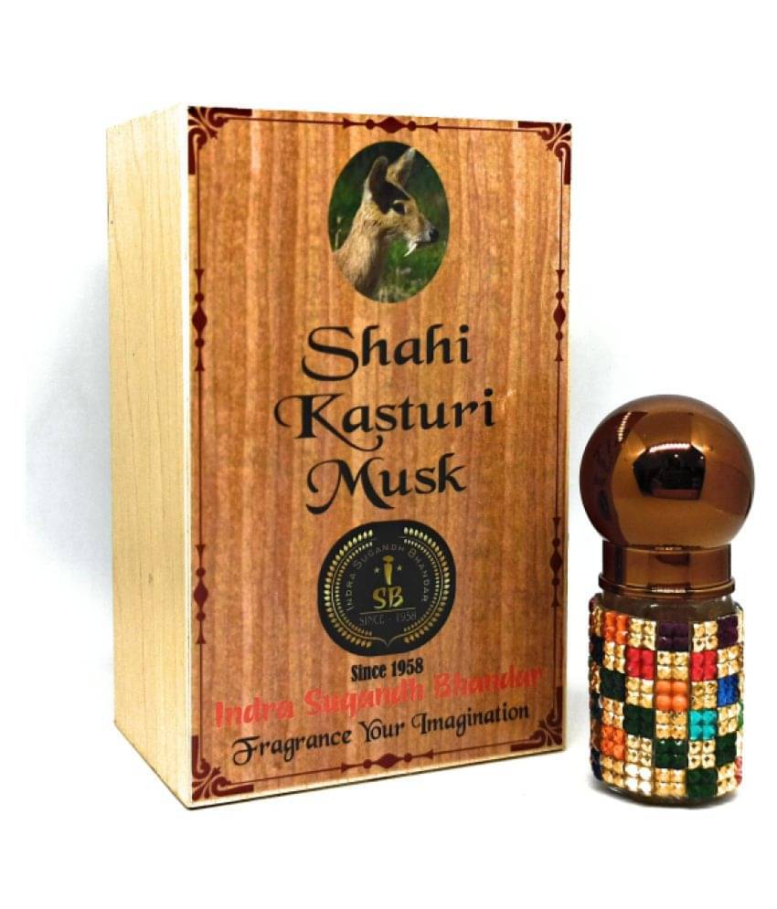    			INDRA SUGANDH BHANDAR - World Best Kasturi|Musk Grade 1 Rare Musk Perfume Attar For Men & Women 3ml Pack Of 1