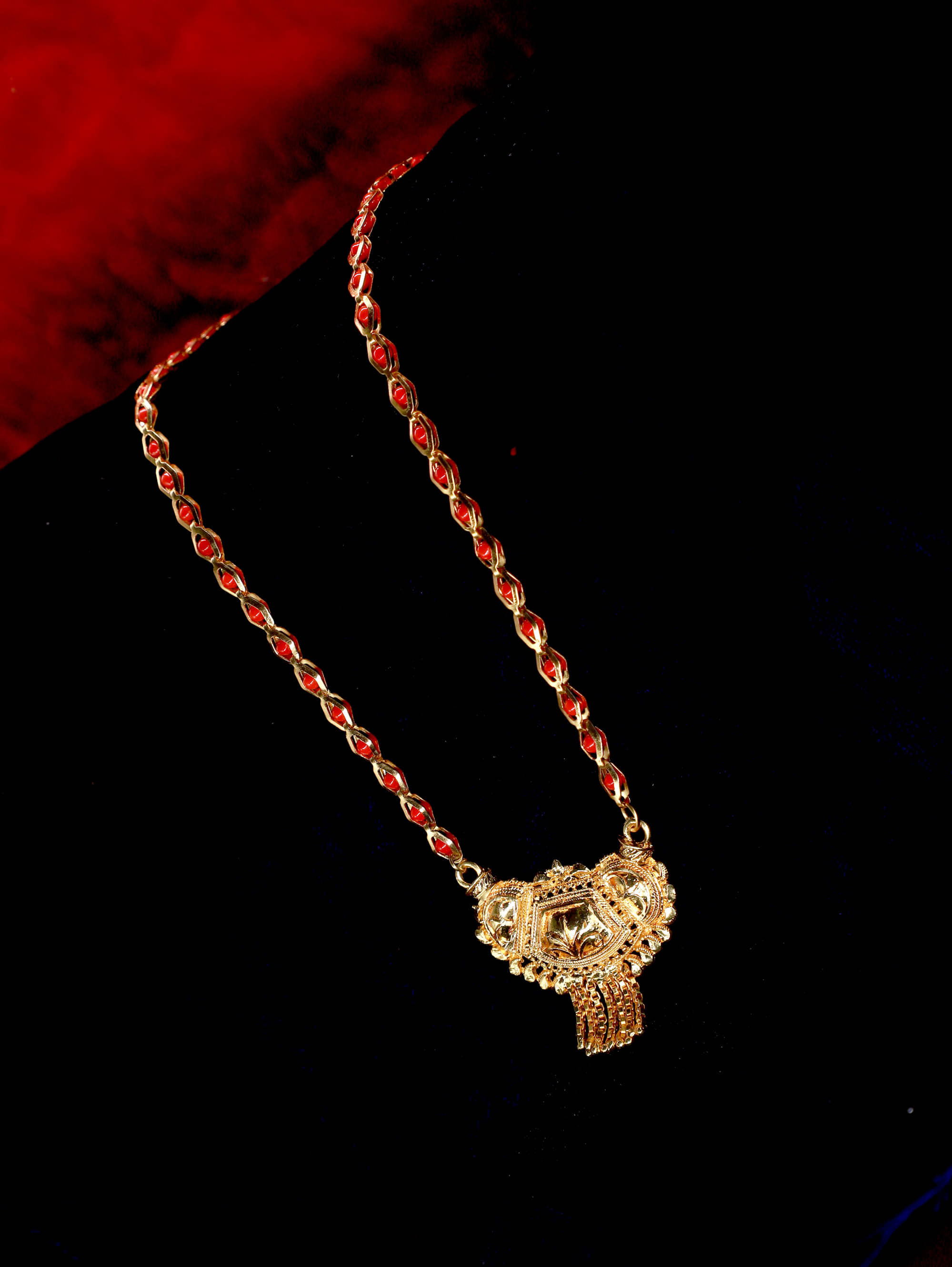 KRIMO Golden Mangalsutra ( Pack of 1 )