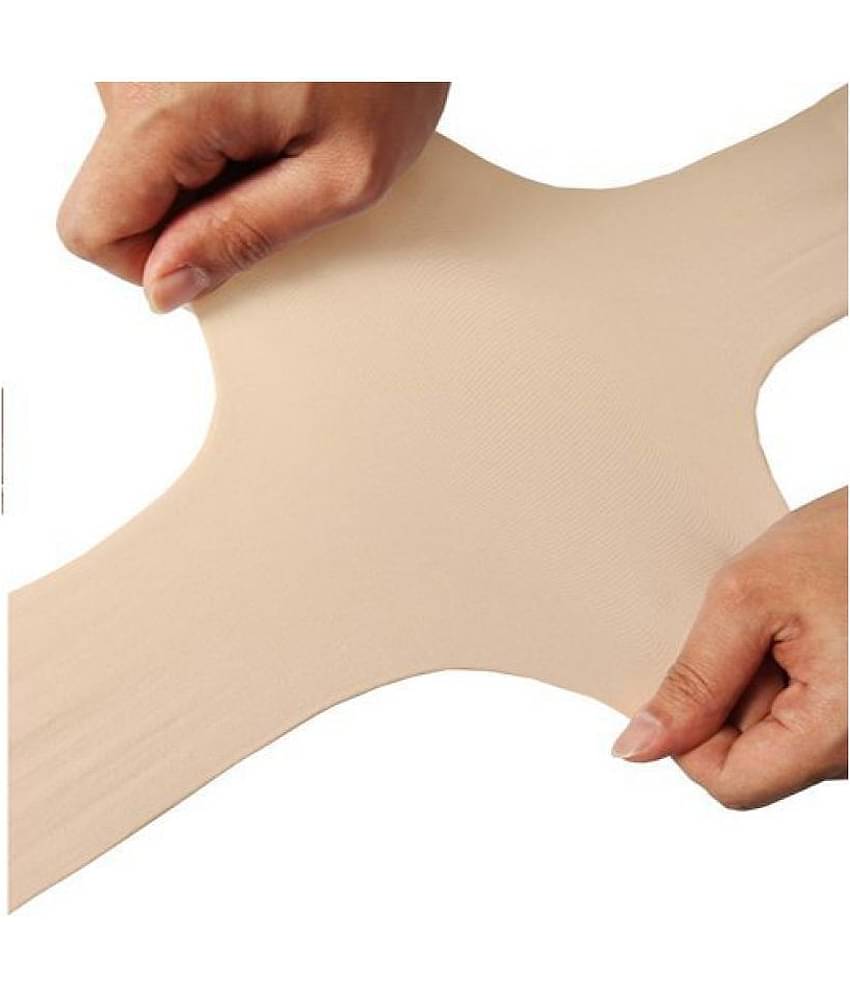 HF LUMEN Unisex Cotton Arm Sleeves, Skin & Black Fully Stretched Skinny Fit Arm Guards for Sports/Bikers/Joggers with Thumb Hole (Pack Of 2 Pair)