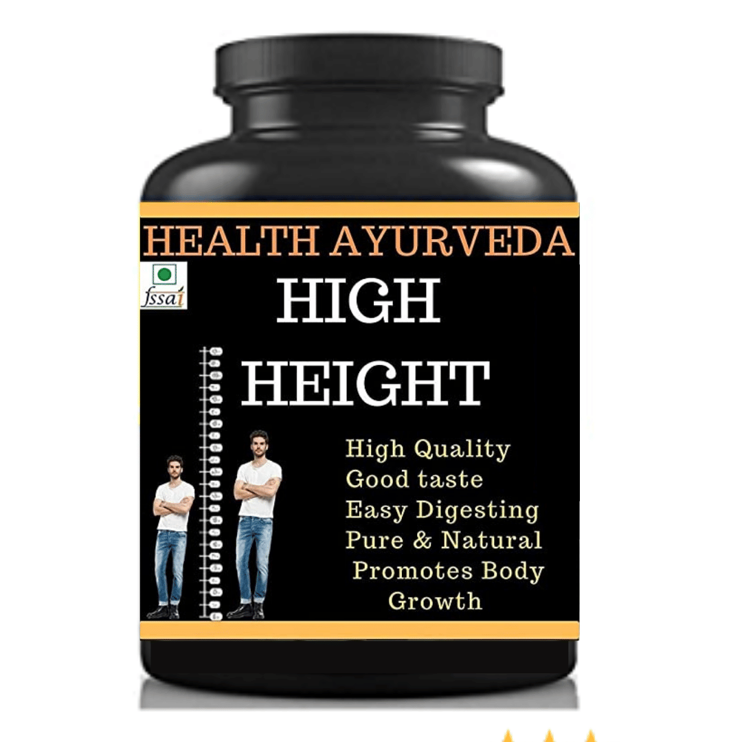 Health Ayurveda High Height | Height Increase Powder 100 gm Pack Of 1