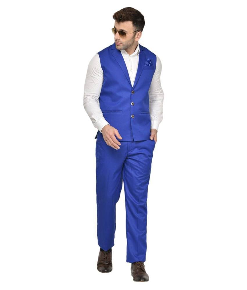     			KMB ROYAL Blue 2 Piece Suit