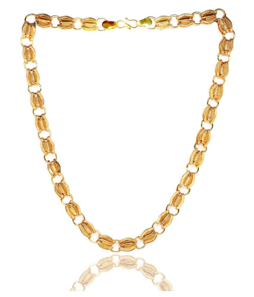 KRIMO Gold Plated Chain ( Set of 1 )
