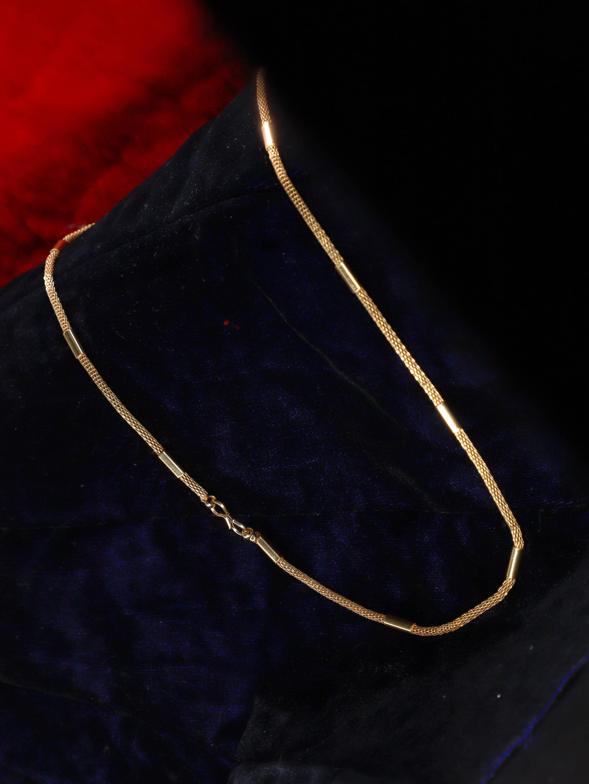 KRIMO Gold Plated Chain ( Set of 1 )