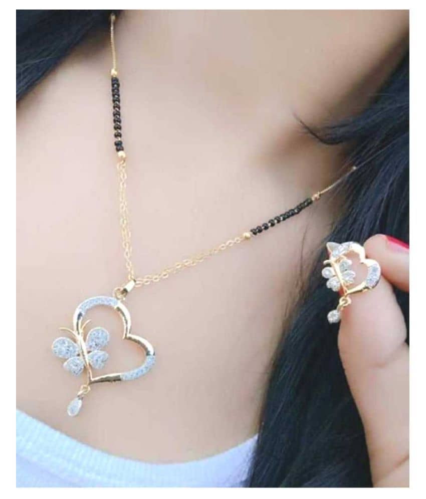 Mamata - Silver Mangalsutra Set ( Pack of 1 )