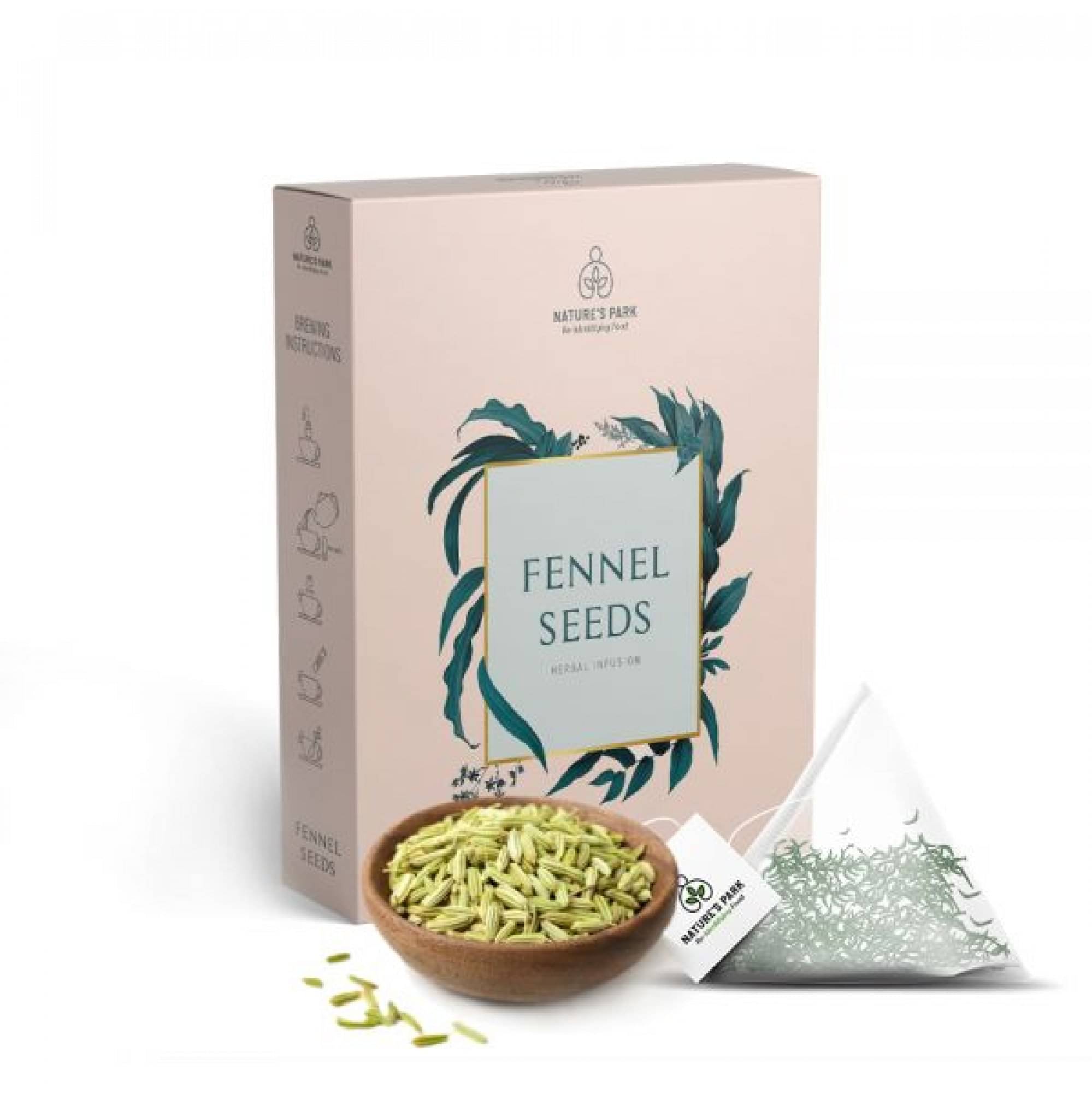 Nature's Park Fennel Seeds Herbal Infusion 40 g     			Nature's Park Fennel Seeds Herbal Infusion 40 g