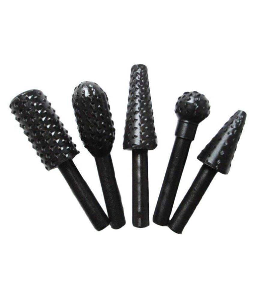 Rangwell Drill Bits Set Wood Carving File Rasp Drill Bit of 5 Pcs1/4" 6mm Shank Tool Power Tools Woodworking Chisel Shaped Rotating Embossed Grinding Head Rangwell Drill Bits Set Wood Carving File Rasp Drill Bit of 5 Pcs1/4" 6mm Shank Tool Power Tools Woodworking Chisel Shaped Rotating Embossed Grinding Head