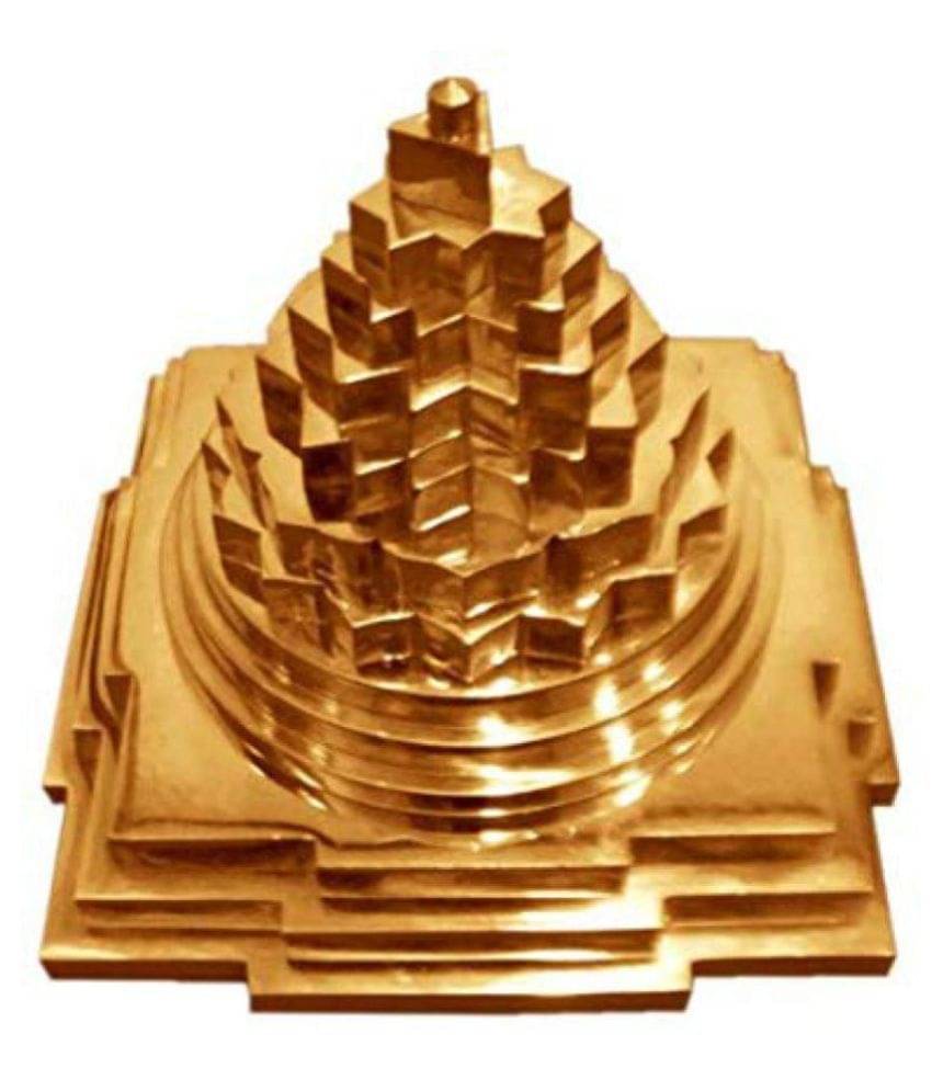     			SRI SHRI Shree Yantra YANTRAM - Positive Energy Tool - 1 x 1 INCH - Brass