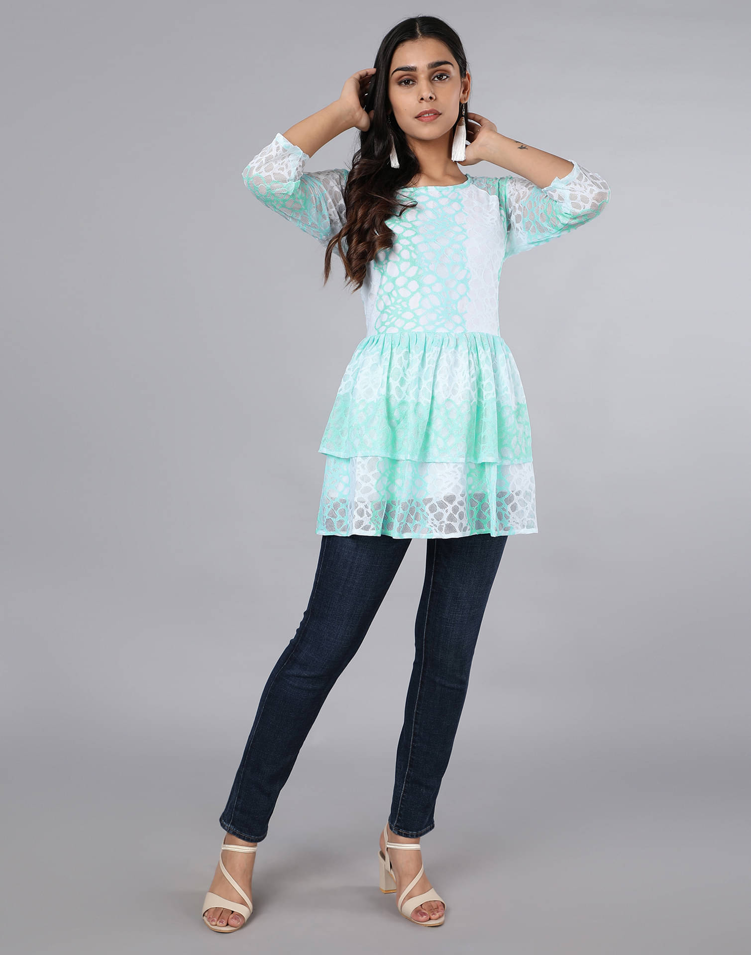 Selvia Net Regular Tops - Multicolor Selvia Net Regular Tops - Multicolor