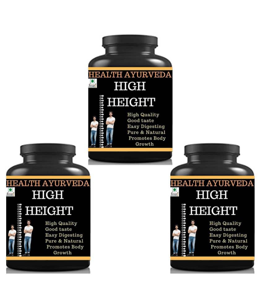 Health Ayurveda High Height Chocolate Flavour Powder 300 Gm Pack of 3