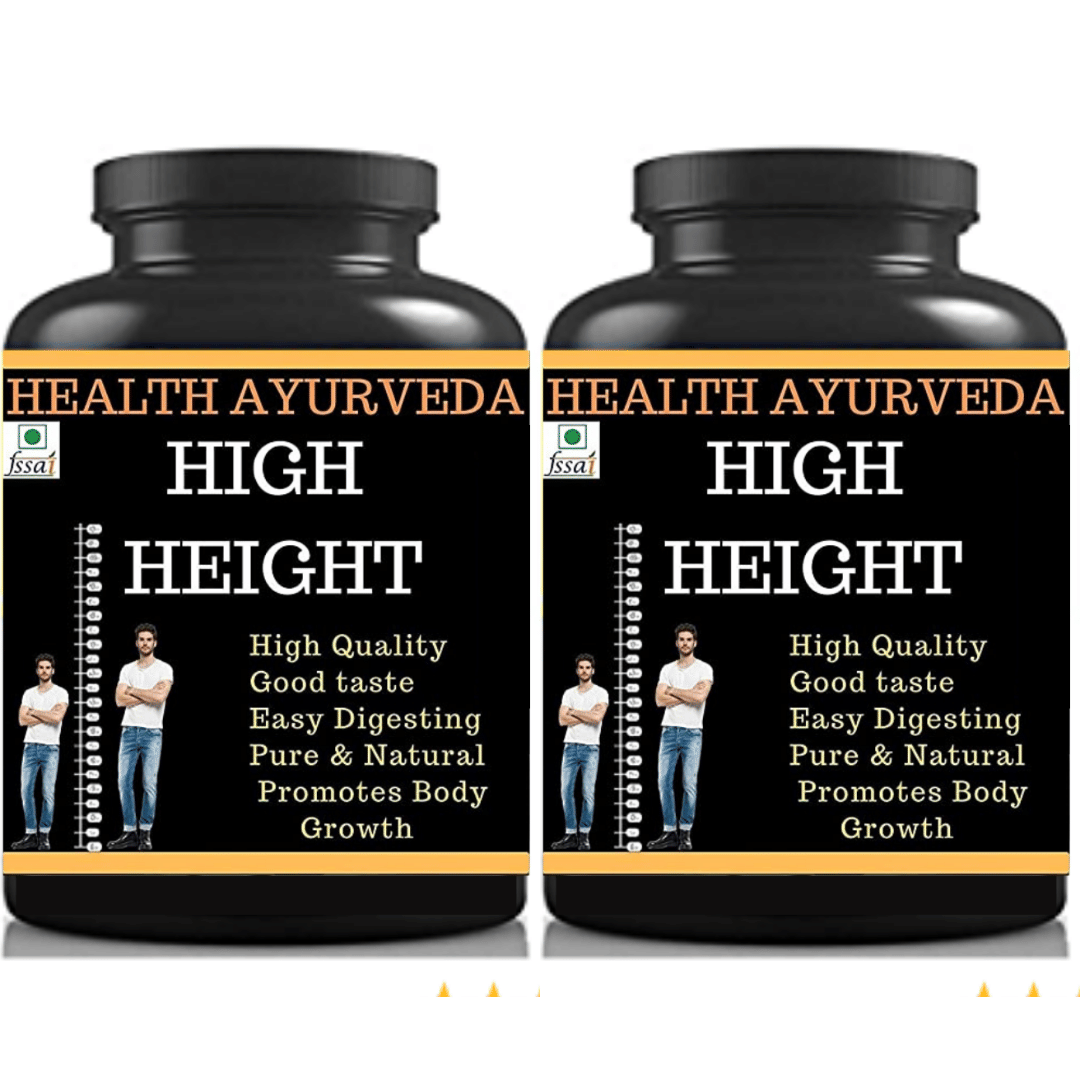 Health Ayurveda High Height Chocolate Flavour Powder 200 Gm Pack of 2