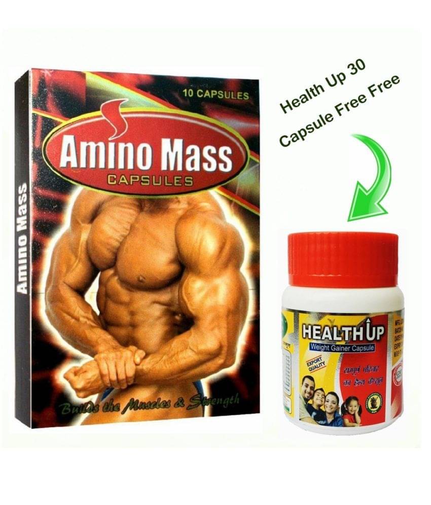 Herbal Care Amino Mass (For Weight Gain) Capsule 10 No.S Pack of 5 Herbal Care Amino Mass (For Weight Gain) Capsule 10 No.S Pack of 5